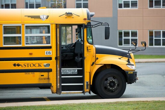 Picture of a yellow school bus