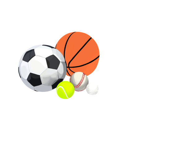Sports balls graphic