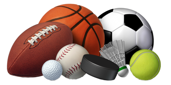 Sports balls graphic
